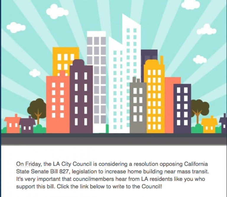 LA City Council: don’t oppose SB 827