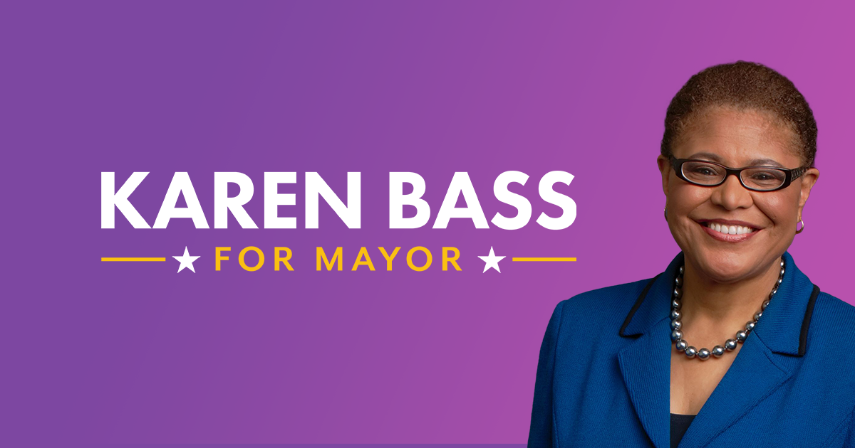 AHLA endorses Karen Bass for Mayor