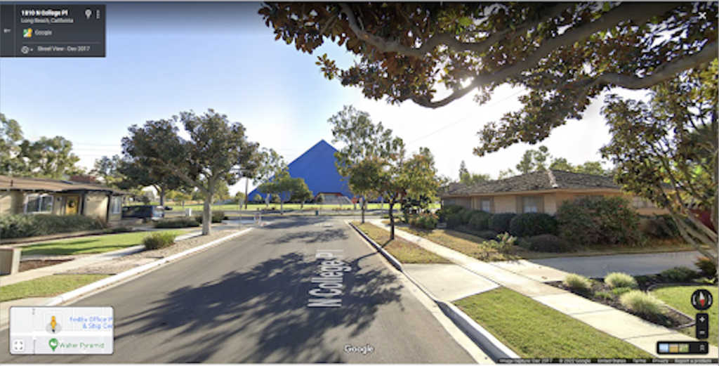 Los Altos suburbia and the Pyramid, near where I grew up